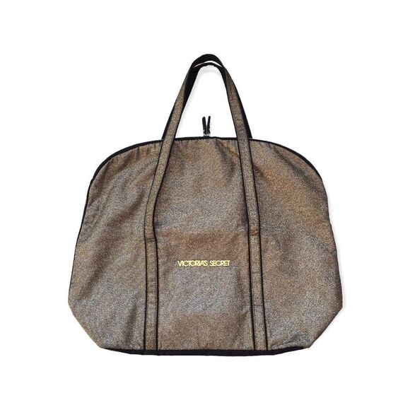 🔃Victoria's Secret Gold Glitter Tote Bag - Picture 2 of 6